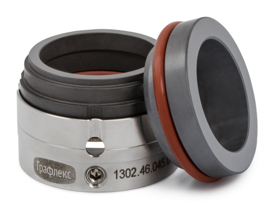 М.1302.46 Многопружинное уплотнени с вторичным уплотнением из фторопласта 